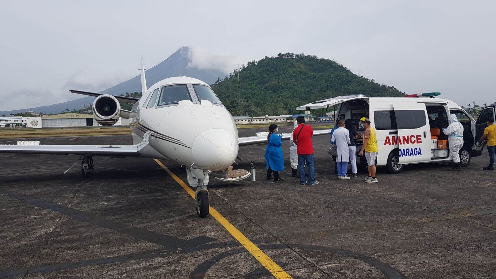 Cessna Citation XLS And Ambulance