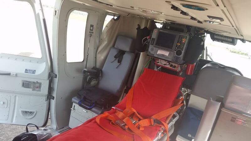 S76A Helicopter Air Ambulance in Manila