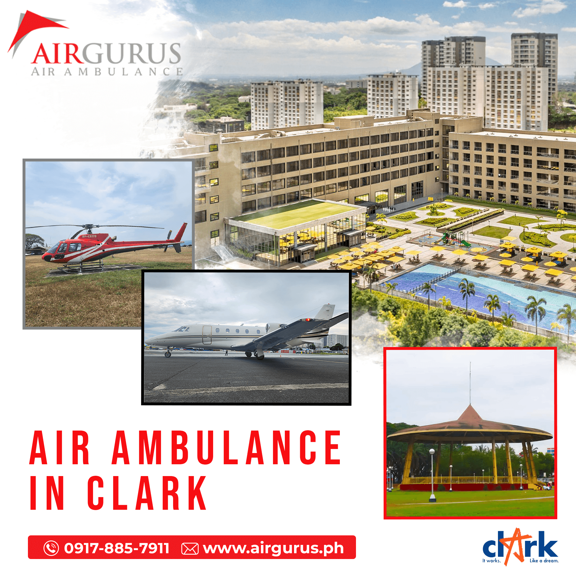 Air Ambulance in Clark: Airgurus Medevac Services